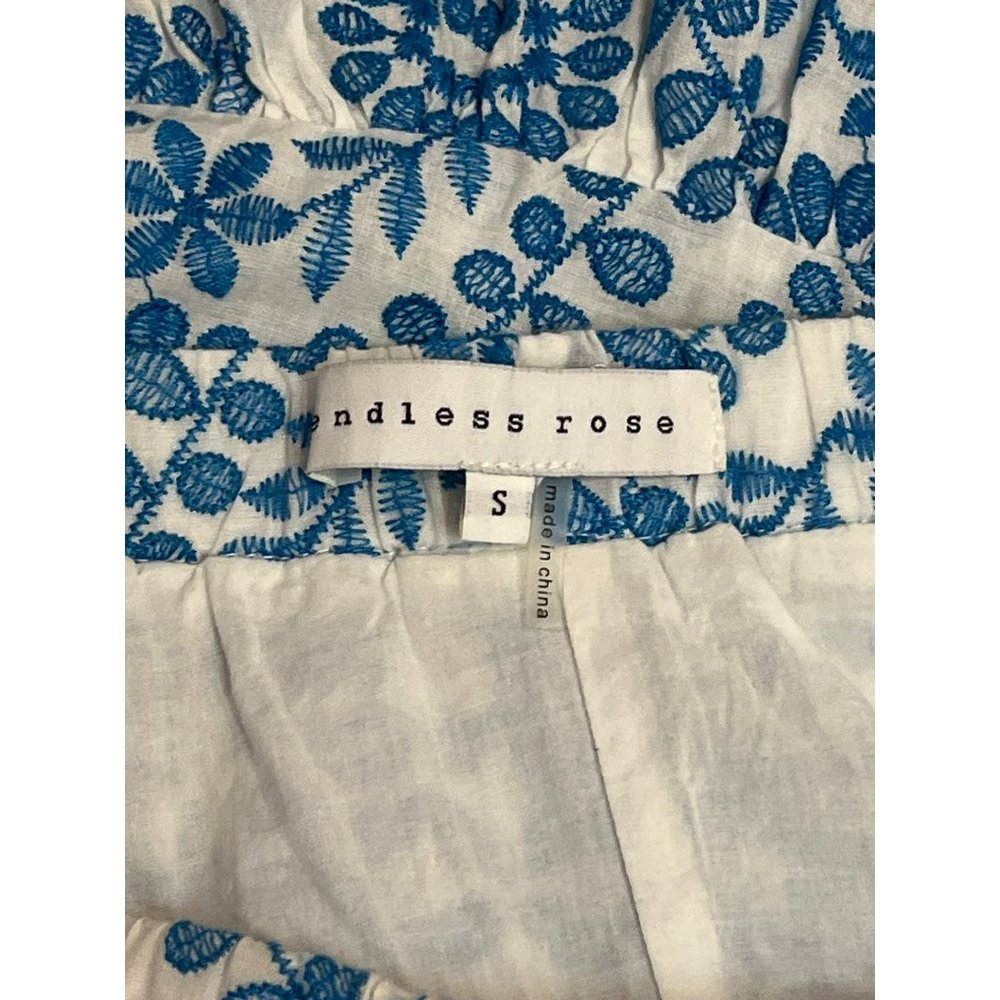 204. Endless Rose Playing with Fantasy Embroidered Skirt Blue Small - Picture 5 of 5